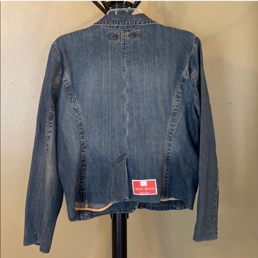 Rustic Denim blazer jacket, medium, New with tags - Picture 7 of 9